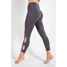 Load image into Gallery viewer, BADA$$ HIGH RISE CROPPED YOGA LEGGINGS