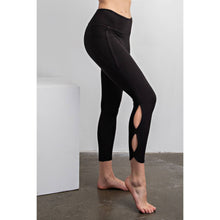 Load image into Gallery viewer, BADA$$ HIGH RISE CROPPED YOGA LEGGINGS