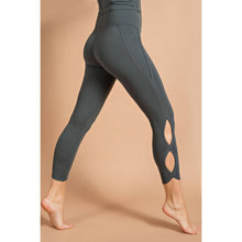 Load image into Gallery viewer, BADA$$ HIGH RISE CROPPED YOGA LEGGINGS