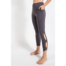 Load image into Gallery viewer, BADA$$ HIGH RISE CROPPED YOGA LEGGINGS