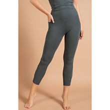 Load image into Gallery viewer, BADA$$ HIGH RISE CROPPED YOGA LEGGINGS