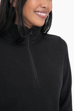 Load image into Gallery viewer, Fur Lined Half-Zip Pullover