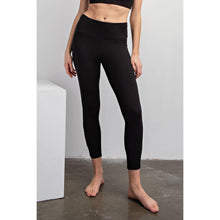 Load image into Gallery viewer, BADA$$ HIGH RISE CROPPED YOGA LEGGINGS