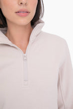 Load image into Gallery viewer, Fur Lined Half-Zip Pullover
