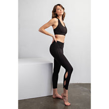 Load image into Gallery viewer, BADA$$ HIGH RISE CROPPED YOGA LEGGINGS