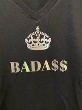 Load image into Gallery viewer, Bada$$ Holographic logo tee