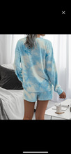 Load image into Gallery viewer, Tie Dye Long Sleeve T-shirt & Shorts sets