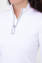 Load image into Gallery viewer, Jacquard Stripe Mock Neck Top
