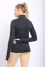 Load image into Gallery viewer, Active Half-Zip Pullover with Thumb Holes

