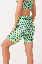 Load image into Gallery viewer, Fairway Geo Hi-Shine Bike Short
