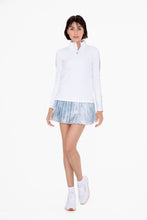 Load image into Gallery viewer, Jacquard Stripe Mock Neck Top
