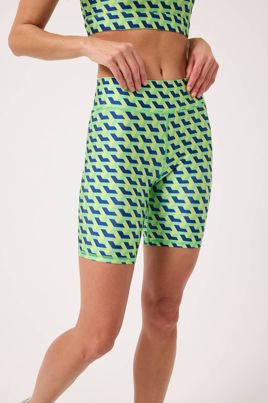 Fairway Geo Hi-Shine Bike Short