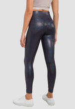Load image into Gallery viewer, Holographic Glitter High-Waisted Leggings
