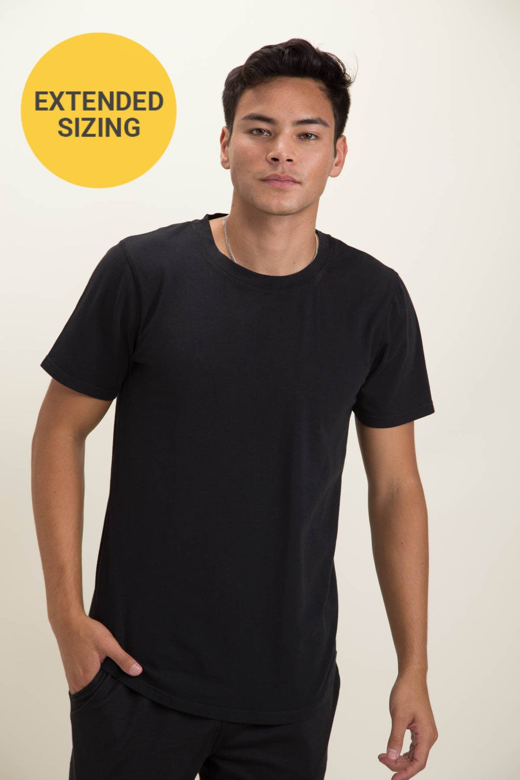 Pima Cotton Scallop Hem Active Tee