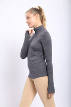 Load image into Gallery viewer, Active Half-Zip Pullover with Thumb Holes
