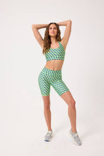 Load image into Gallery viewer, Fairway Geo Hi-Shine Bike Short
