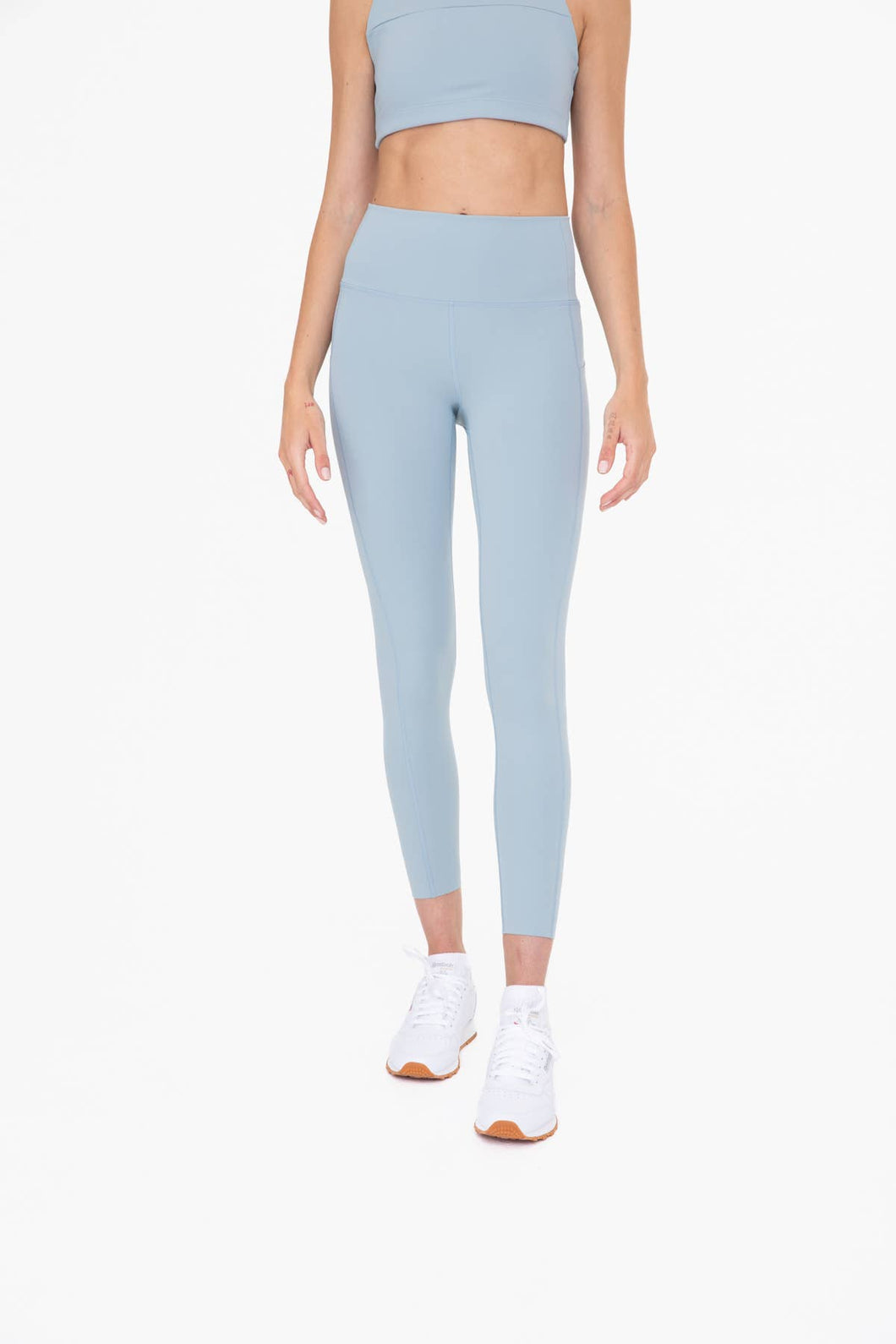 Laser-Cut and Bonded Essential Foldover Highwaist Leggings