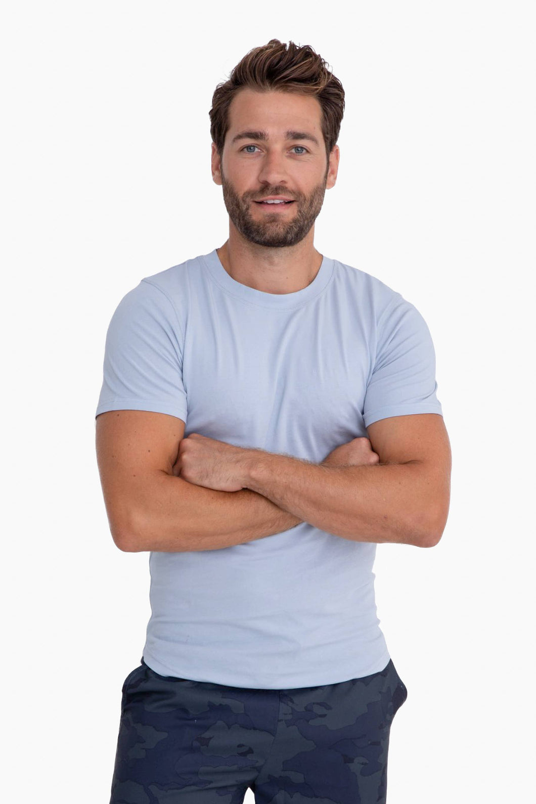 Pima Cotton Breathable Scallop Hem Tee