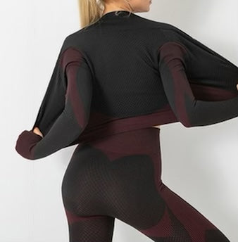Bada$$ Lust zip top-long sleeve