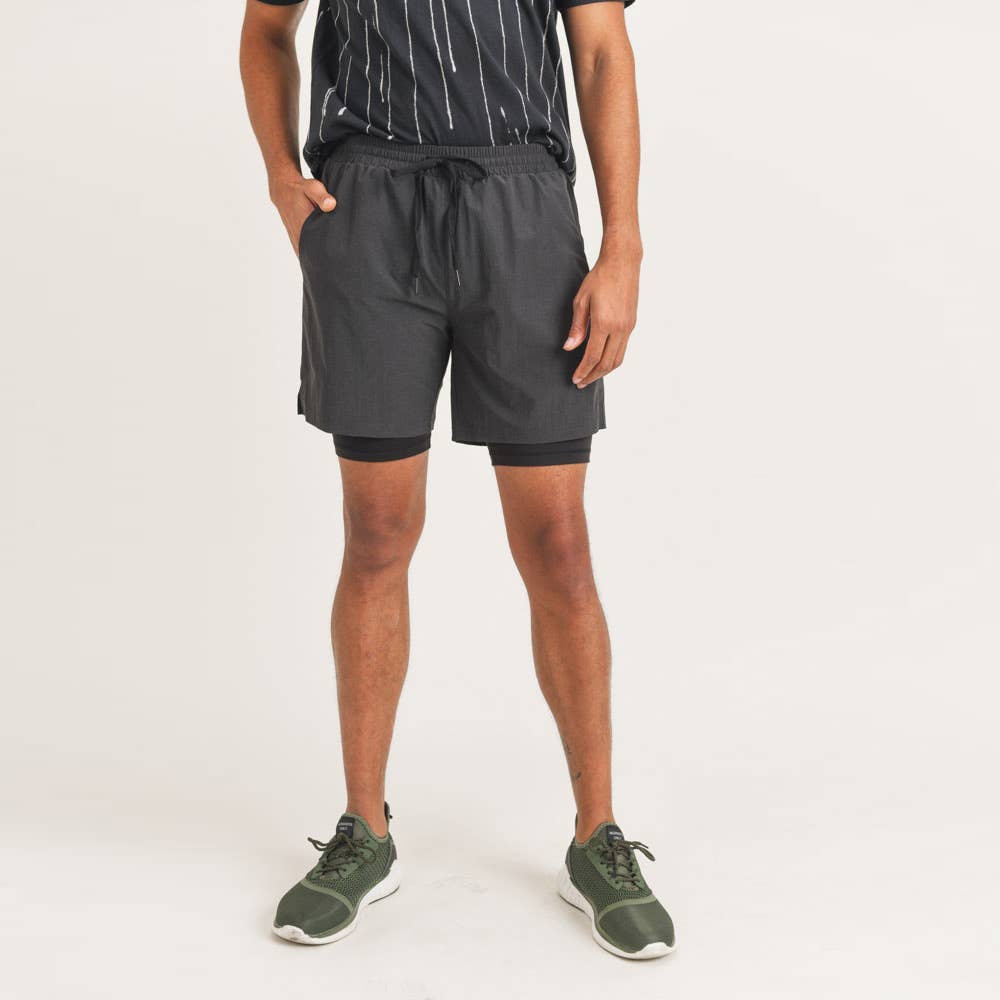 Mono B GREEN MEN - Lined Active Shorts