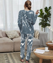Load image into Gallery viewer, Marble Print Long Sleeve Tee &amp; Joggers
