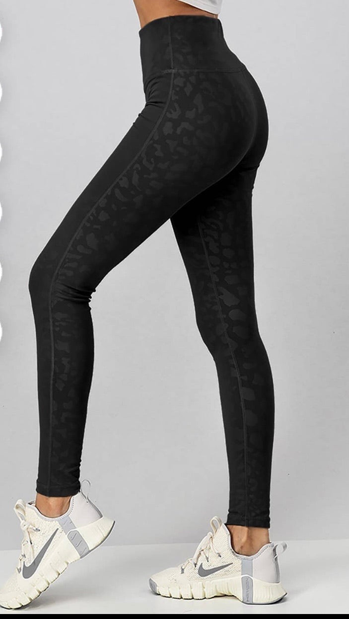 Leopard Print Basic Leggings