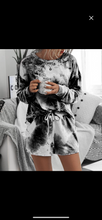 Load image into Gallery viewer, Tie Dye Long Sleeve T-shirt &amp; Shorts sets
