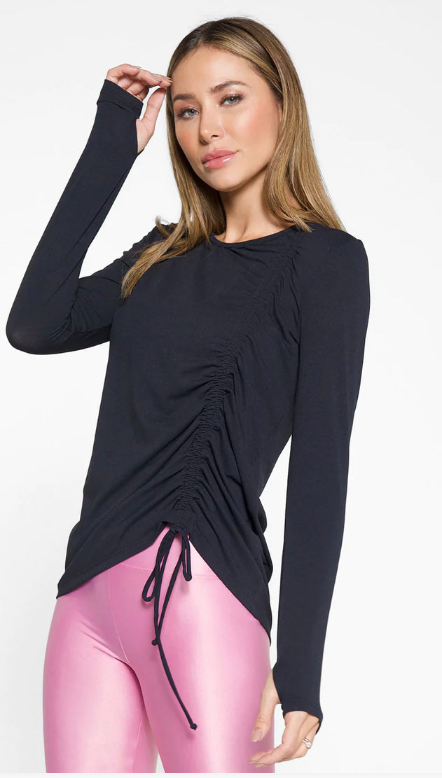 Trade Crepe Long Sleeve Top