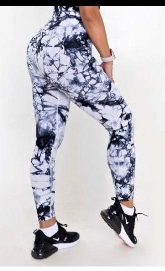 Marble seamless leggings